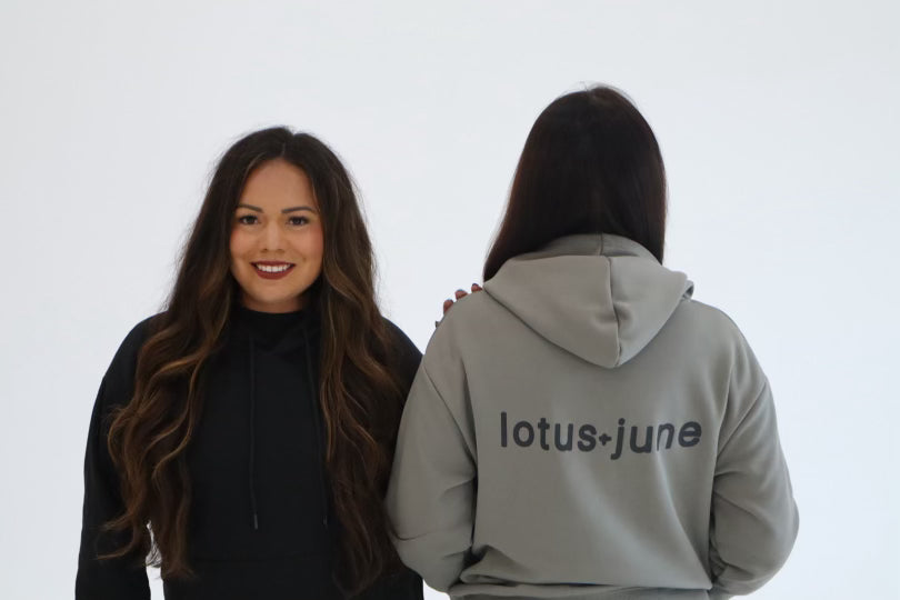Lotus + June Organic Pocket Hoodie